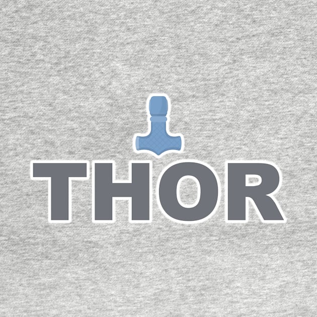 Thor Mjolnir Norse Mythology Hammer Viking Nordic by Grassroots Green